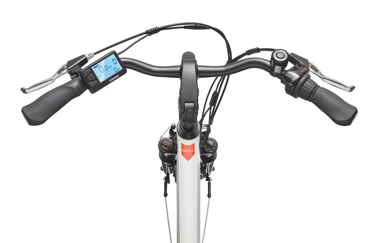 Telefunken City E-Bike RC835 Multitalent mit 3-Gang Shimano Nabenschaltung, Weiß