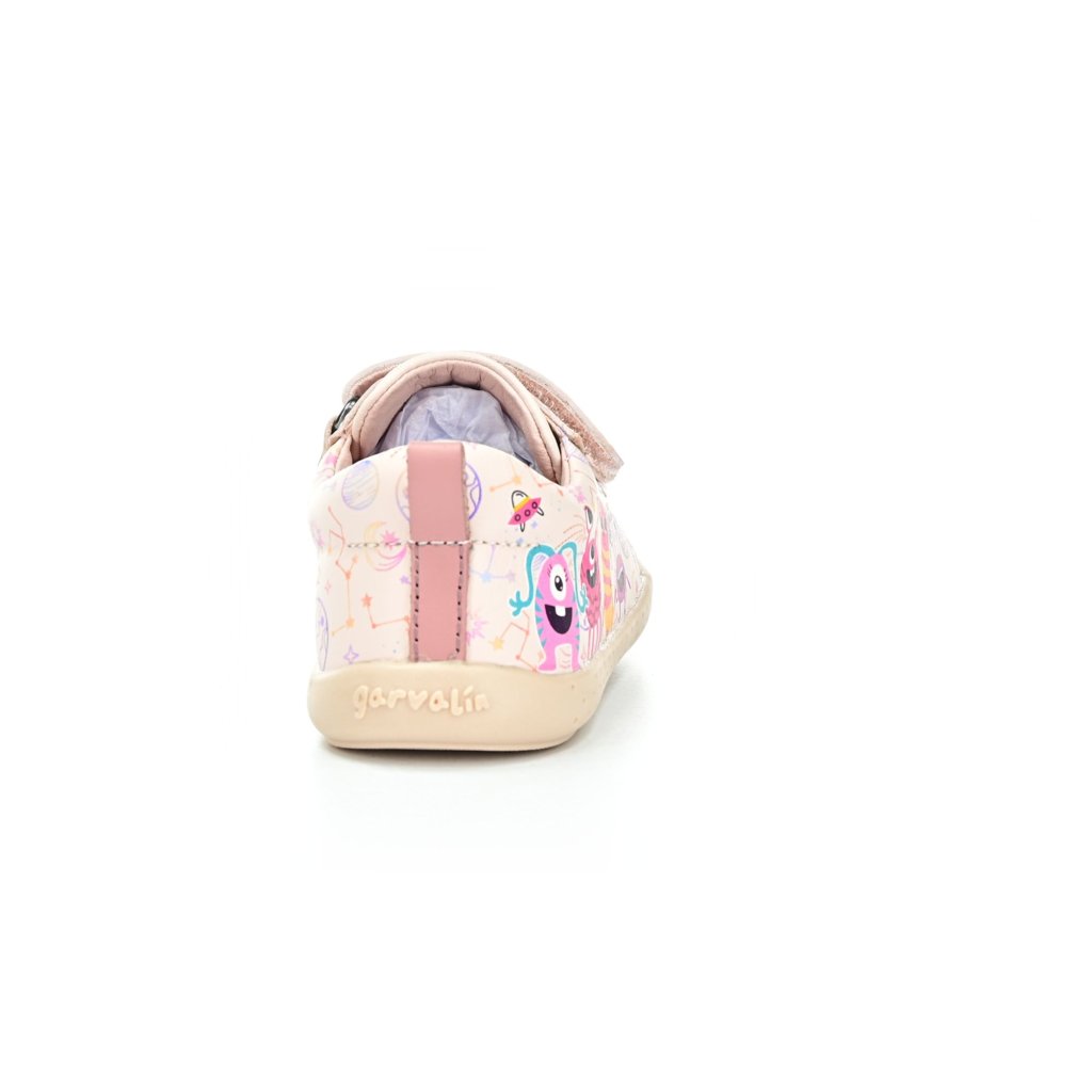 Garvalín Zapato Toy Cotton rosa Barfußhalbschuhe