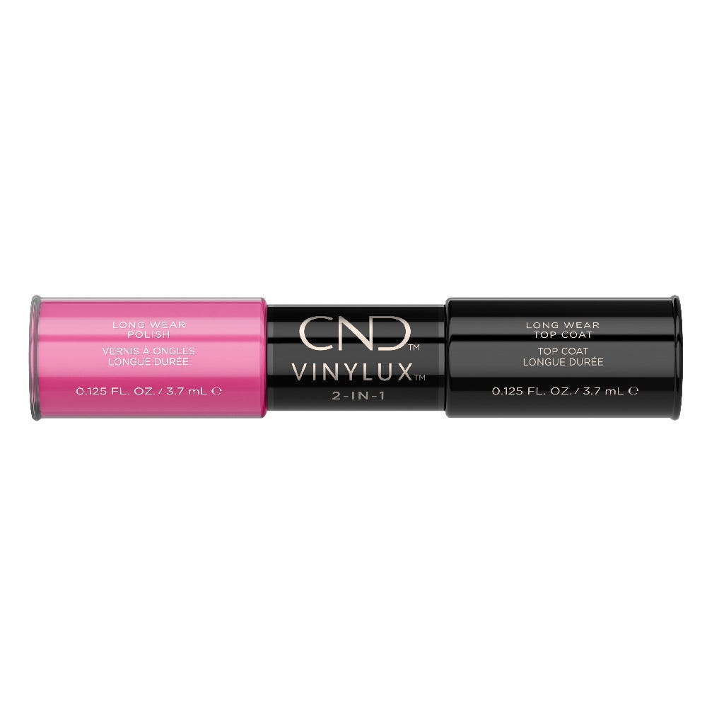 CND Vinylux 2IN1 On The Go Hot Pop Pink 2 x 3,7 ml