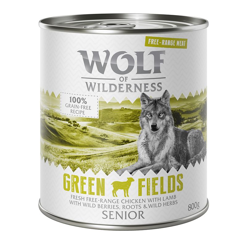Wolf of Wilderness 'Freiland Fleisch' Senior 6 x 800 g