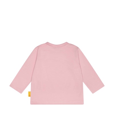 T-Shirt langarm, rosa für Mädchen
