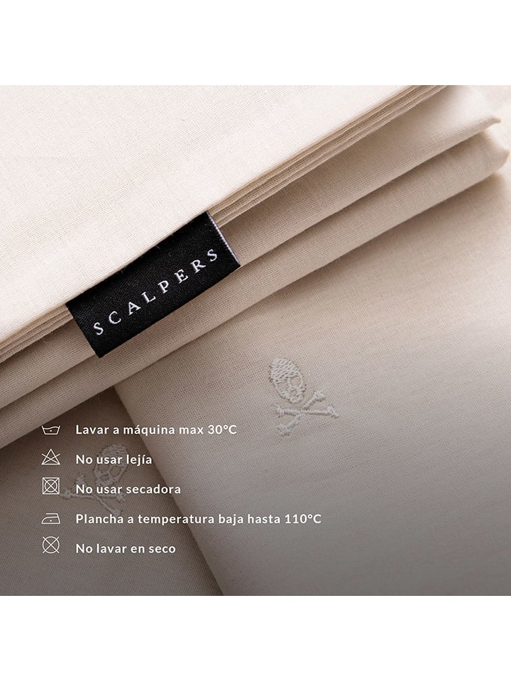 SCALPERS 4tlg. Bettwäsche-Set in Khaki/ Beige günstig kaufen onesize