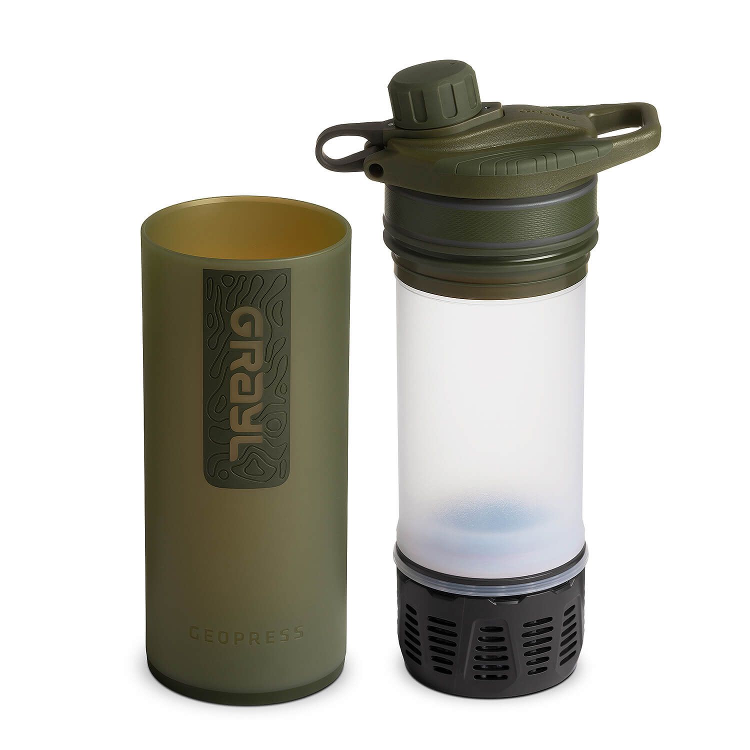 GeoPress Wasserfilter Trinkflasche
