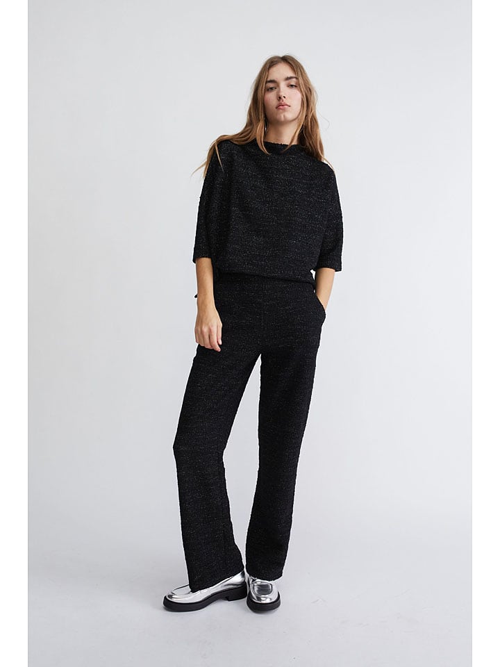 Oui Pullover in Schwarz günstig kaufen