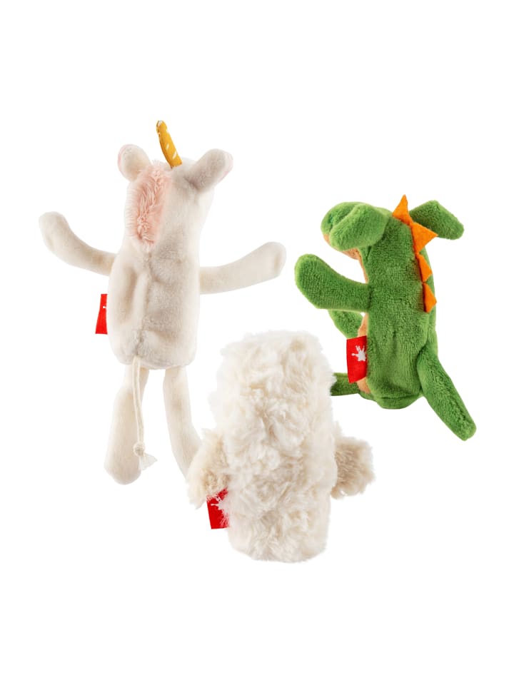 Sigikid Fingerpuppen Set Fantasie, 3tlg. Einhorn, Eule, Drache in mehrfarbig günstig kaufen onesize