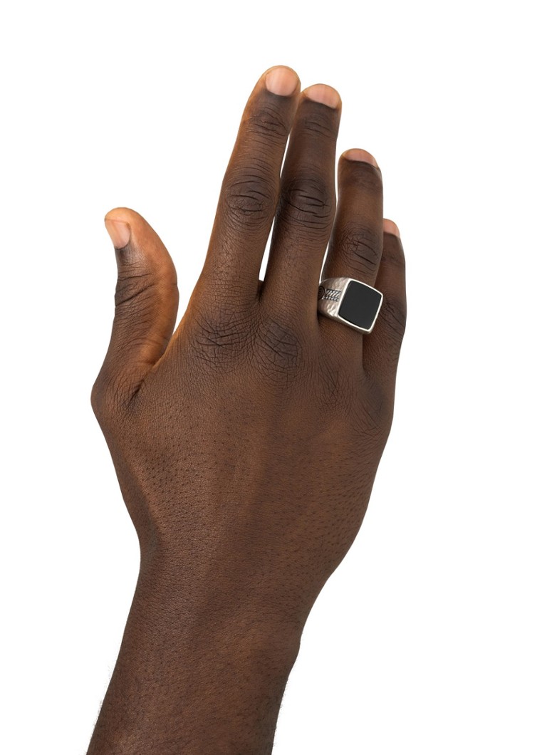 Buddha to Buddha  Tangguh Signet zegelring van zilver met onyx