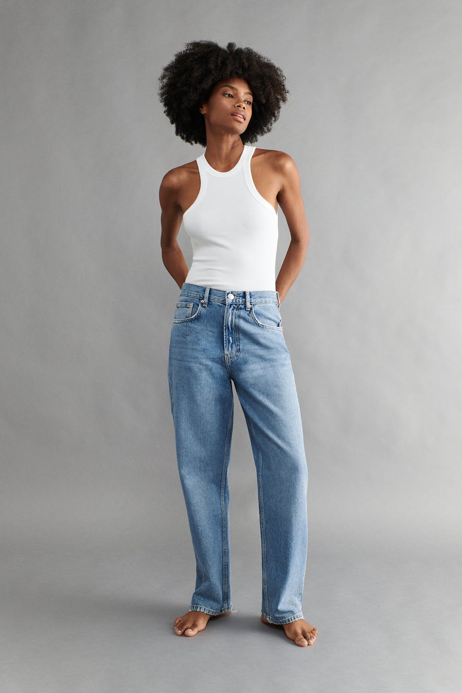 Boyfriend low jeans