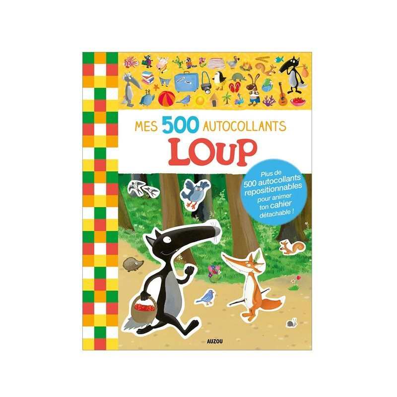 Mes 500 autocollants Loup - Auzou