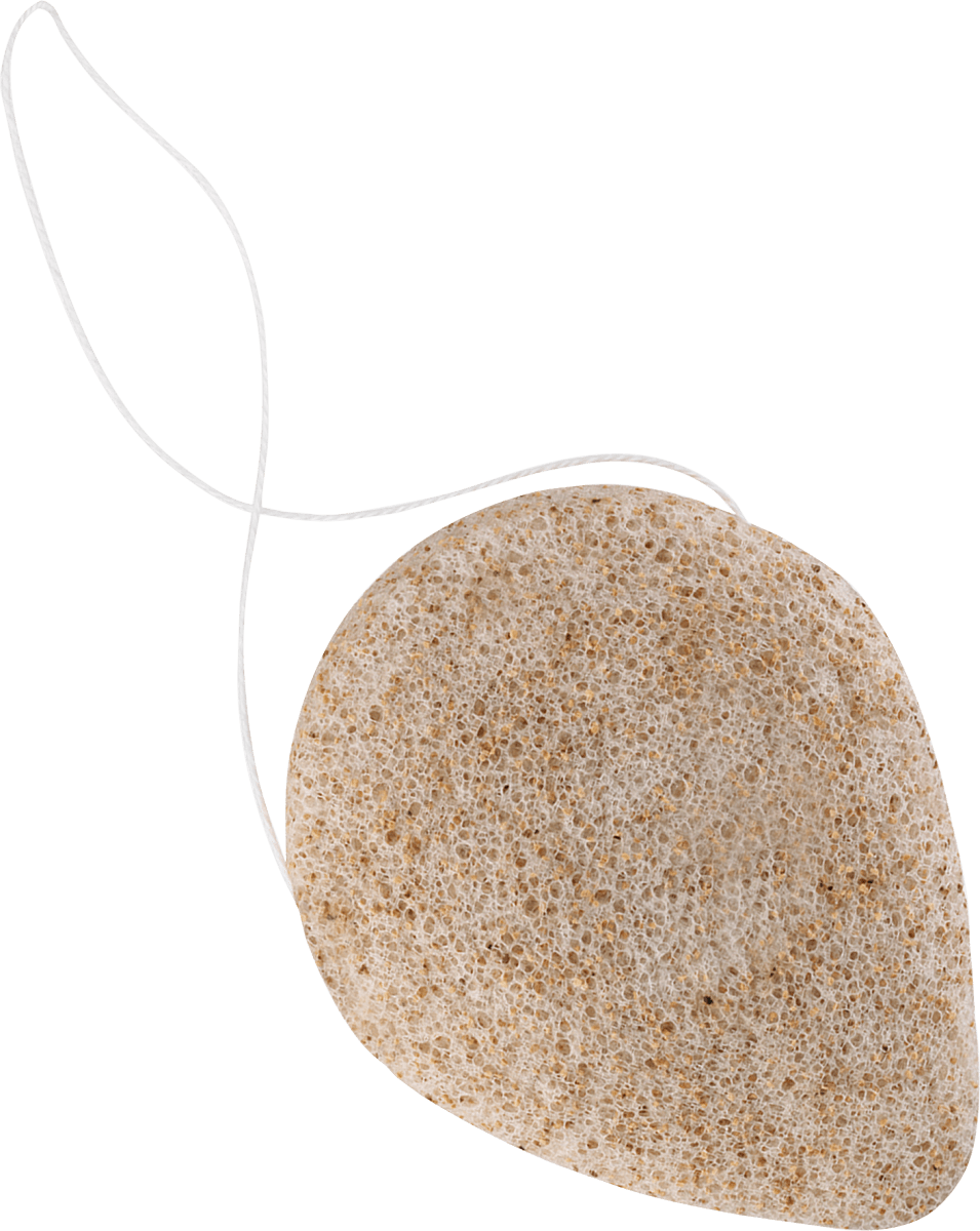 Konjac-Gesichtspeeling-Schwamm Walnussschale, 1 St