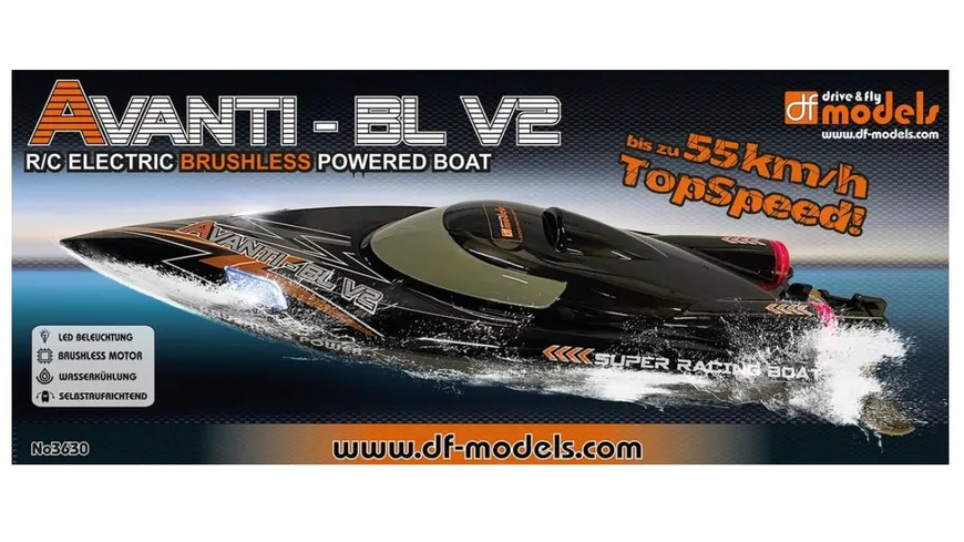drive & fly - AVANTI BL V2 Boot brushless - RTR