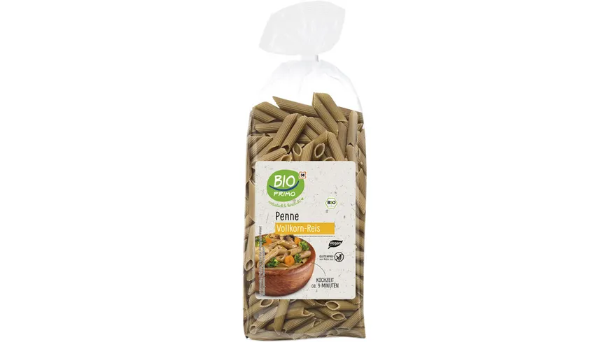 BIO PRIMO Bio Nudeln Penne Vollkornreis 300 g