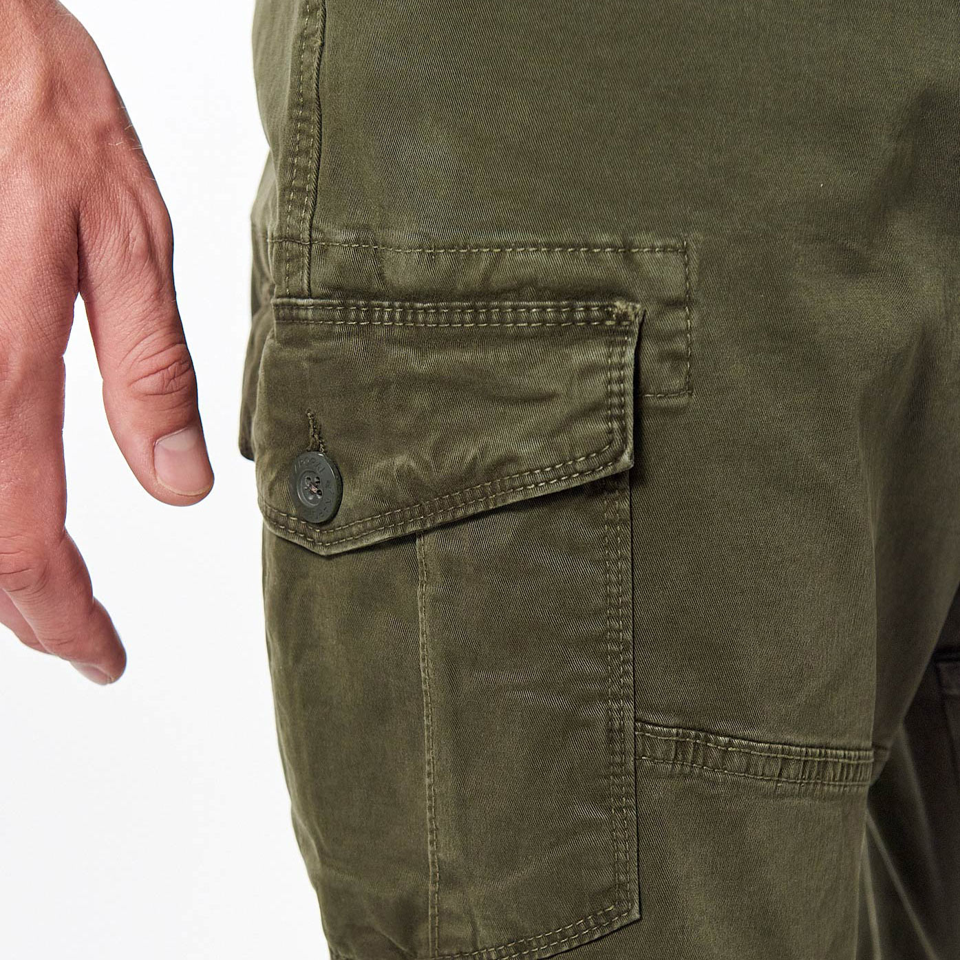 KALI   Jean kaki slim Homme