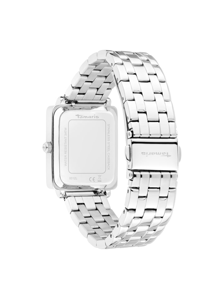Tamaris Armbanduhr in silber-weiß günstig kaufen onesize