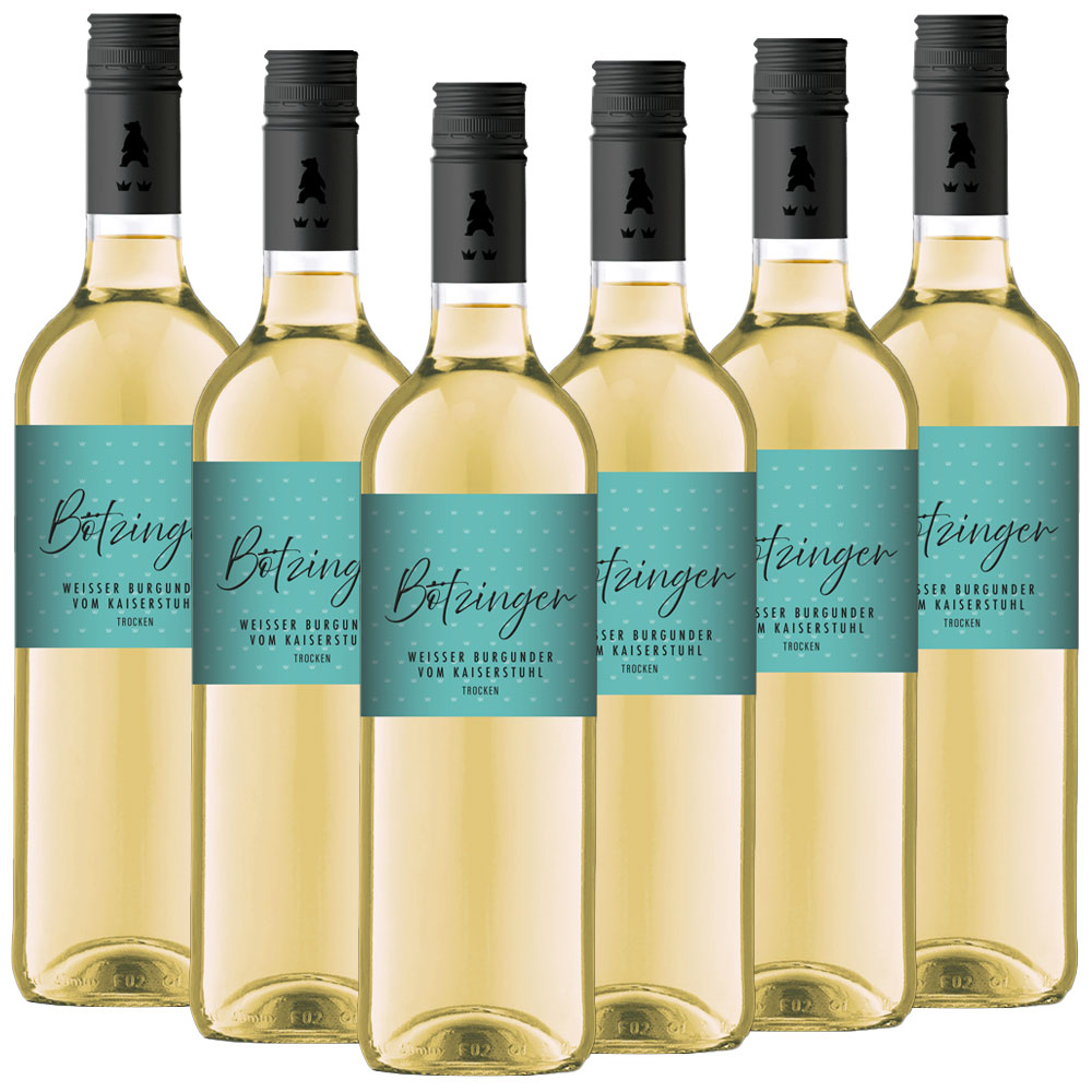 Winzergenossenschaft Bötzingen Der Bötzinger - Weißer Burgunder QbA trocken - 6er Karton