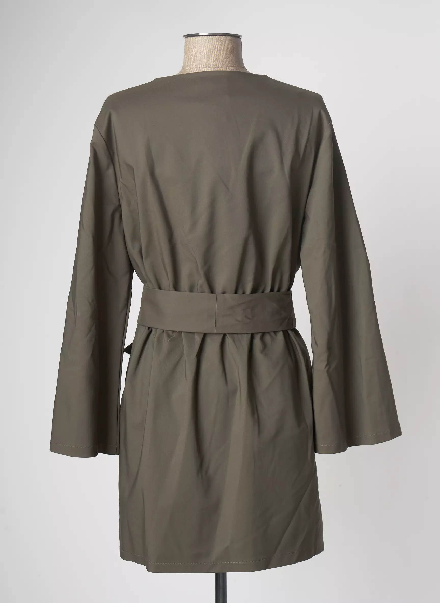 Laagam Robes Courtes Femme couleur vert