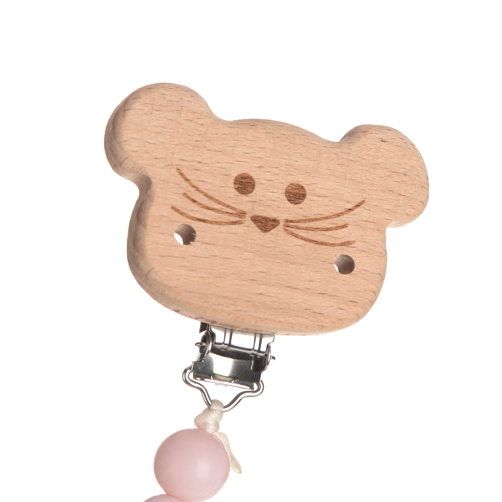 Schnullerkette - Little Chums, Maus Rosa