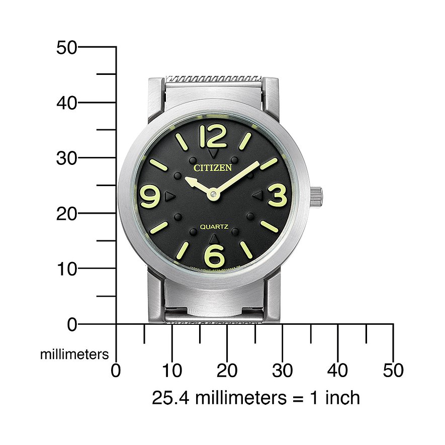 Citizen Herrenuhr Elegant Blindenuhr
