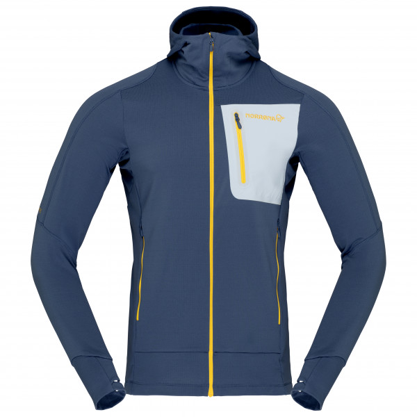 Norrøna - Falketind Power Grid Hood - Fleecejacke
