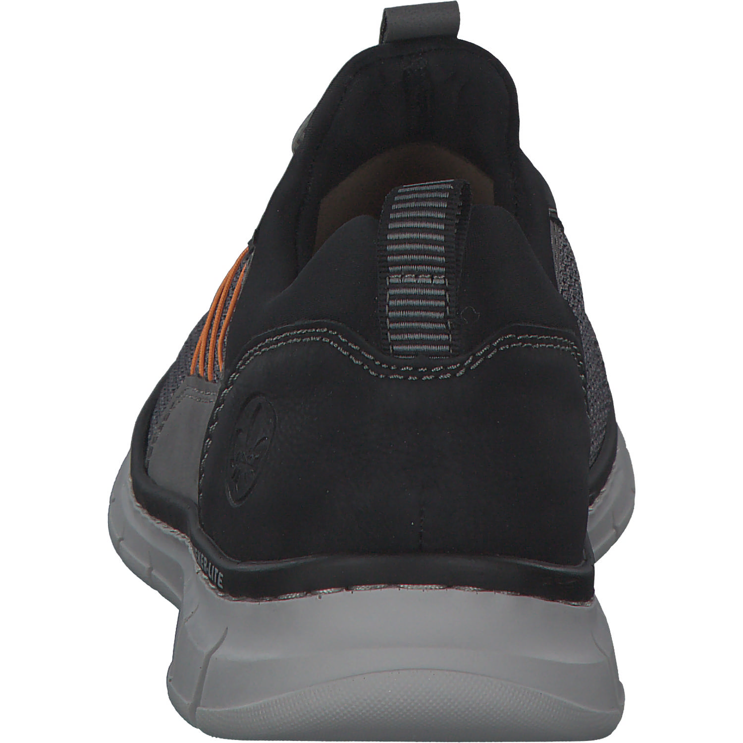 Rieker B7753, Slip-On-Sneaker, Herren, cenere/cenere/schwarz/schwarz