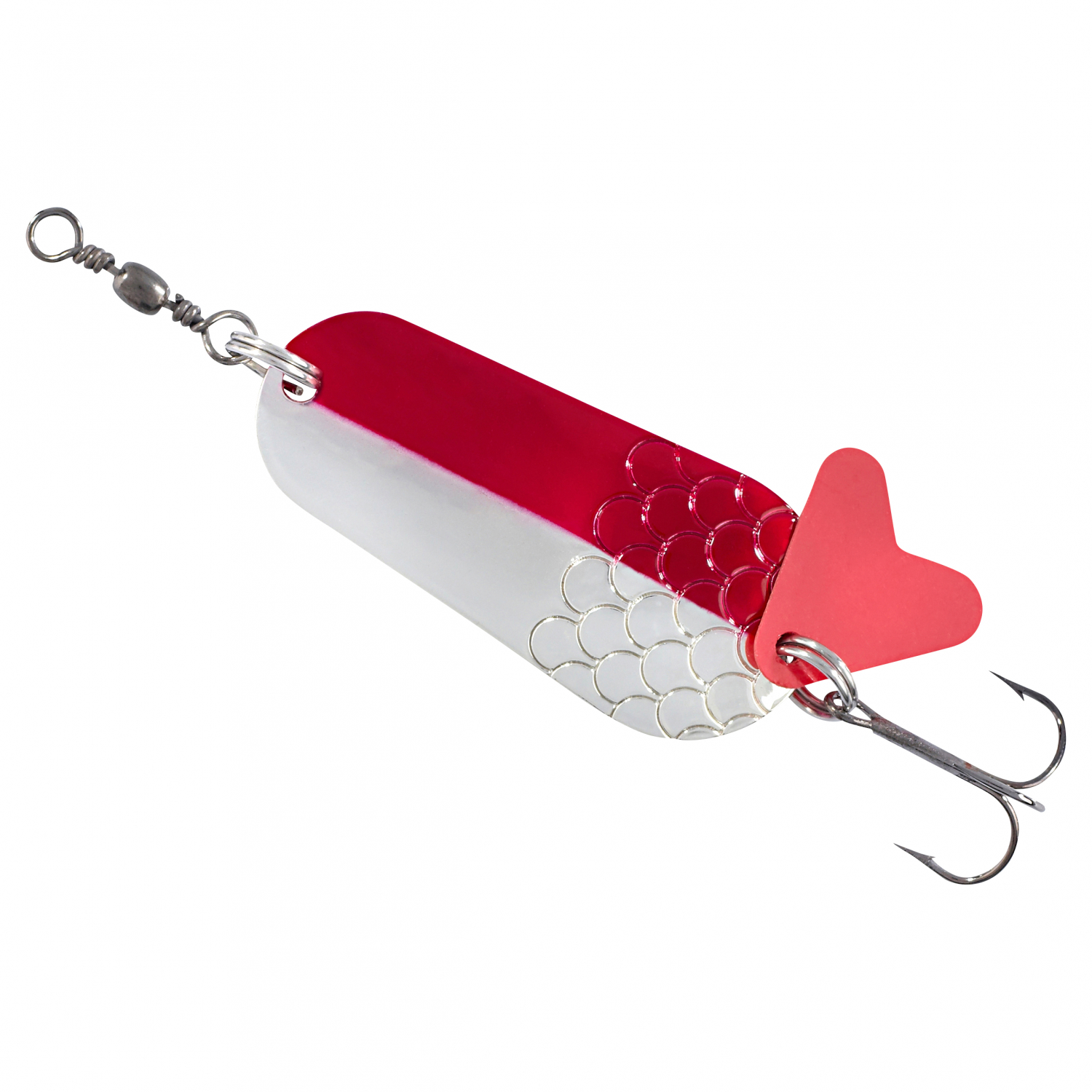 Colonel Blinker Classic Curvy (silber/rot)