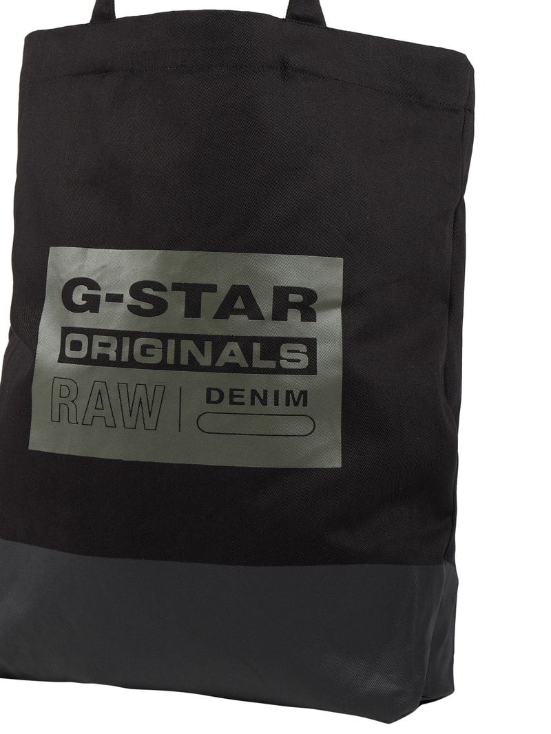 Tote Bag aus Baumwolle in schwarz