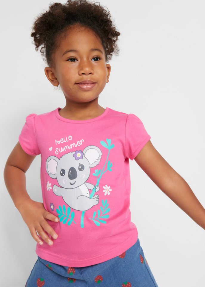Mädchen T-Shirt (2er Pack)