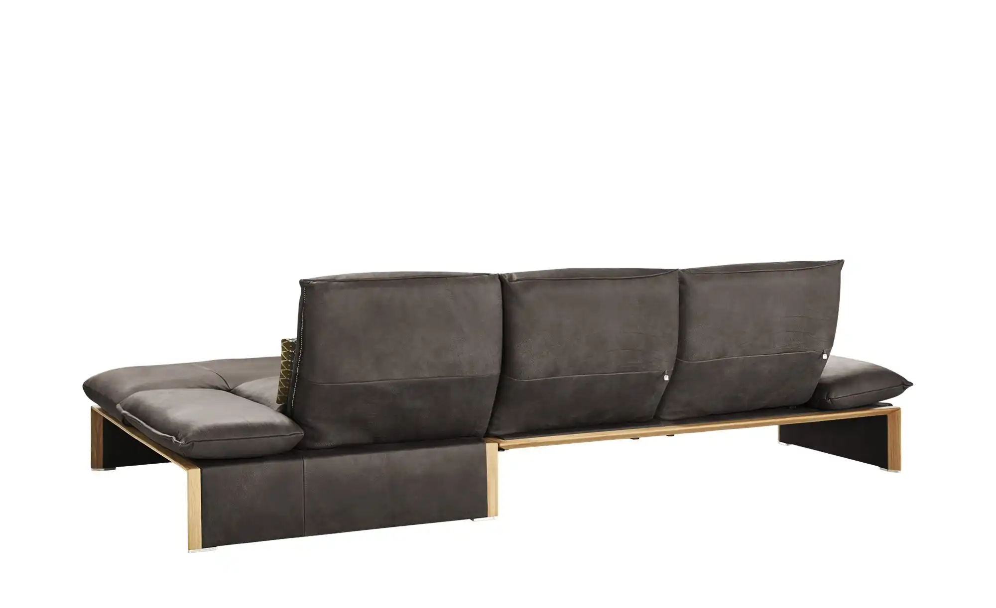 KOINOR Leder-Ecksofa mit Massivholzrahmen aus Wildeiche Humfrey