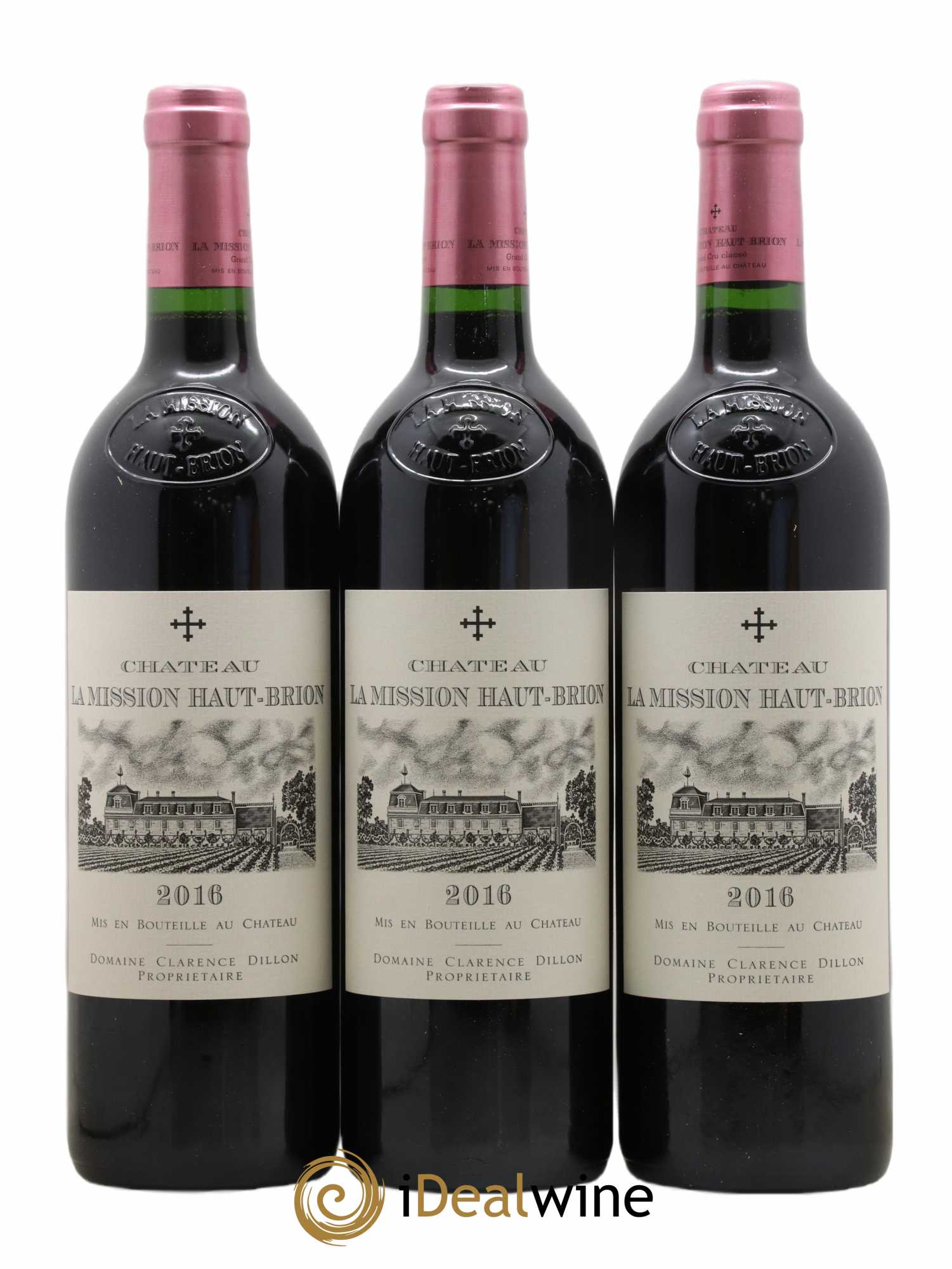Château La Mission Haut-Brion Cru Classé de Graves  2016 - Lot de 6 Bouteilles