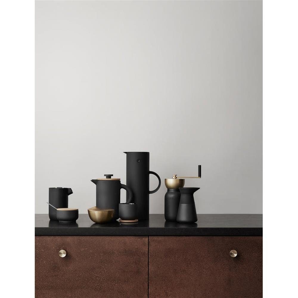 Stelton Kaffeemühle Collar, manuell, Schwarz / Messing, Nordisches Design