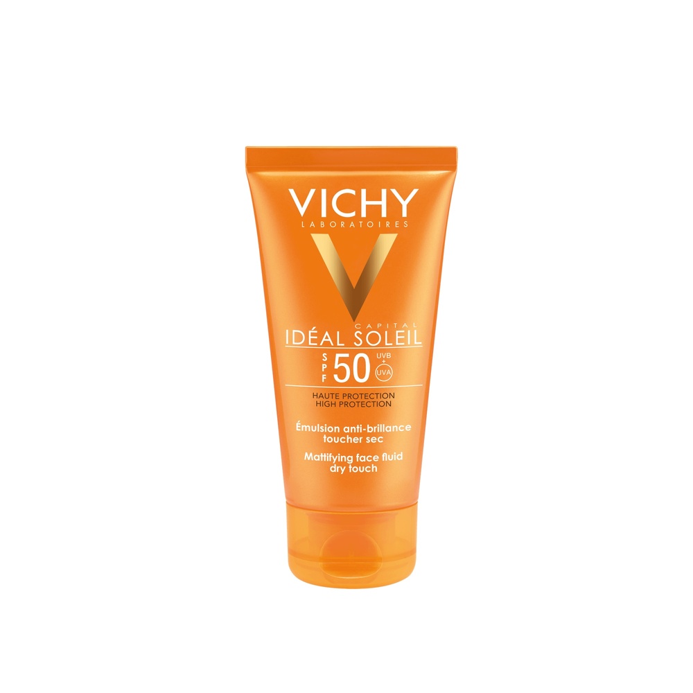 Vichy Ideal Soleil Emulsion toucher sec SPF 50 Protection visage