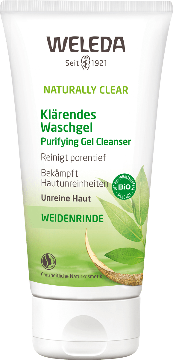 Waschgel Naturally Clear Weidenrinde, 100 ml