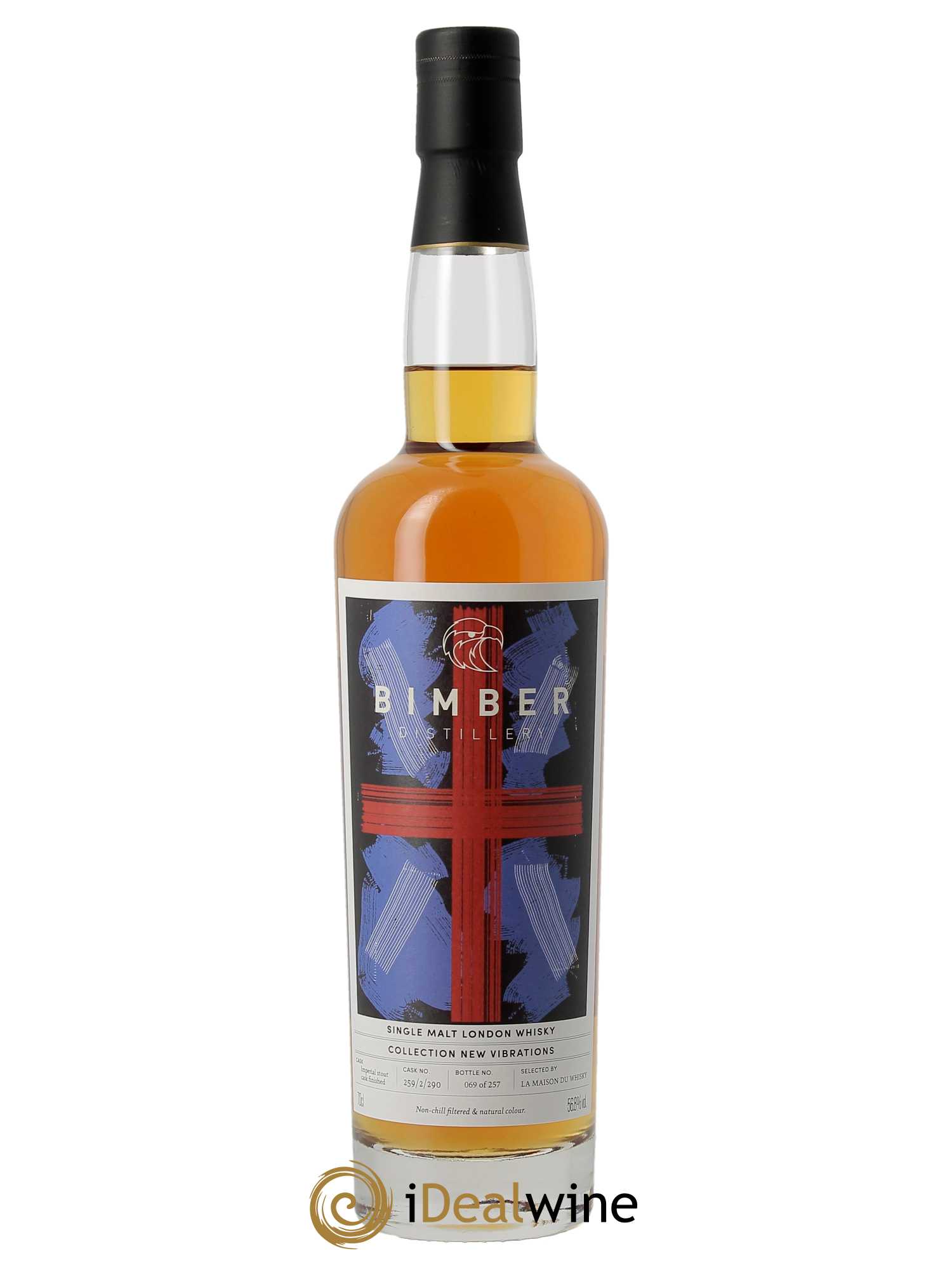 Whisky Bimber 2017 Ex-Imperial Stout Finished Single Cask (70cl)  - Lot de 1 Bouteille