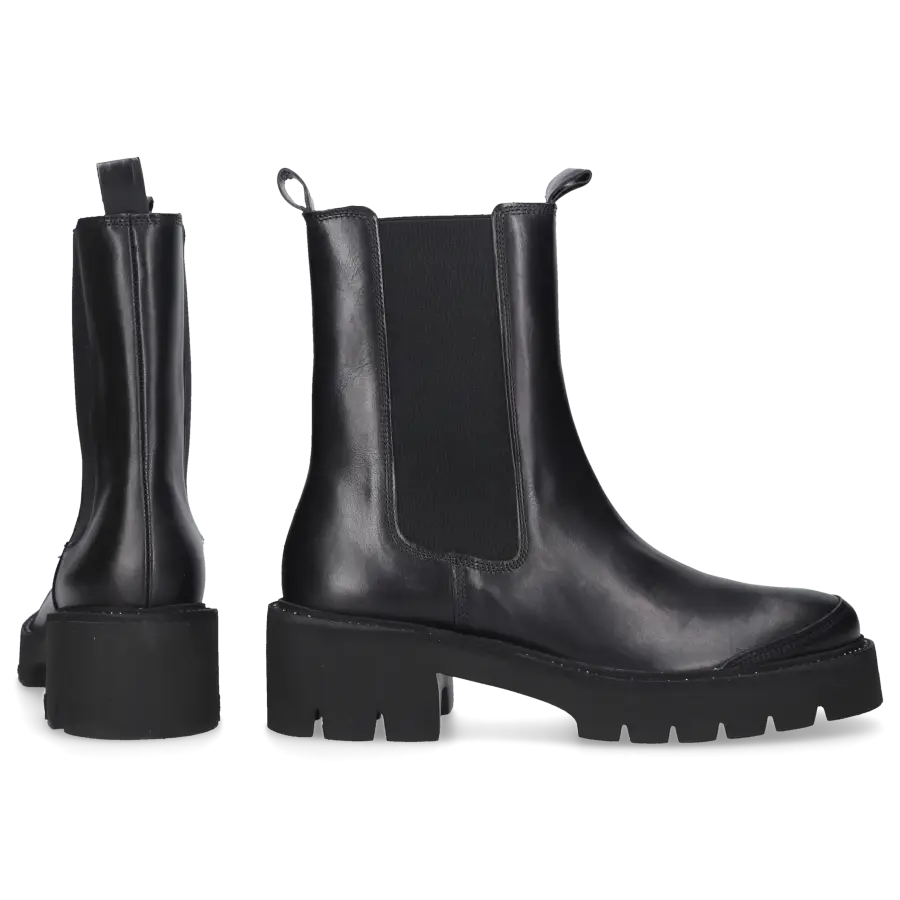 305 SOBE - Chelsea Boots GLORIA Kalbsleder - schwarz