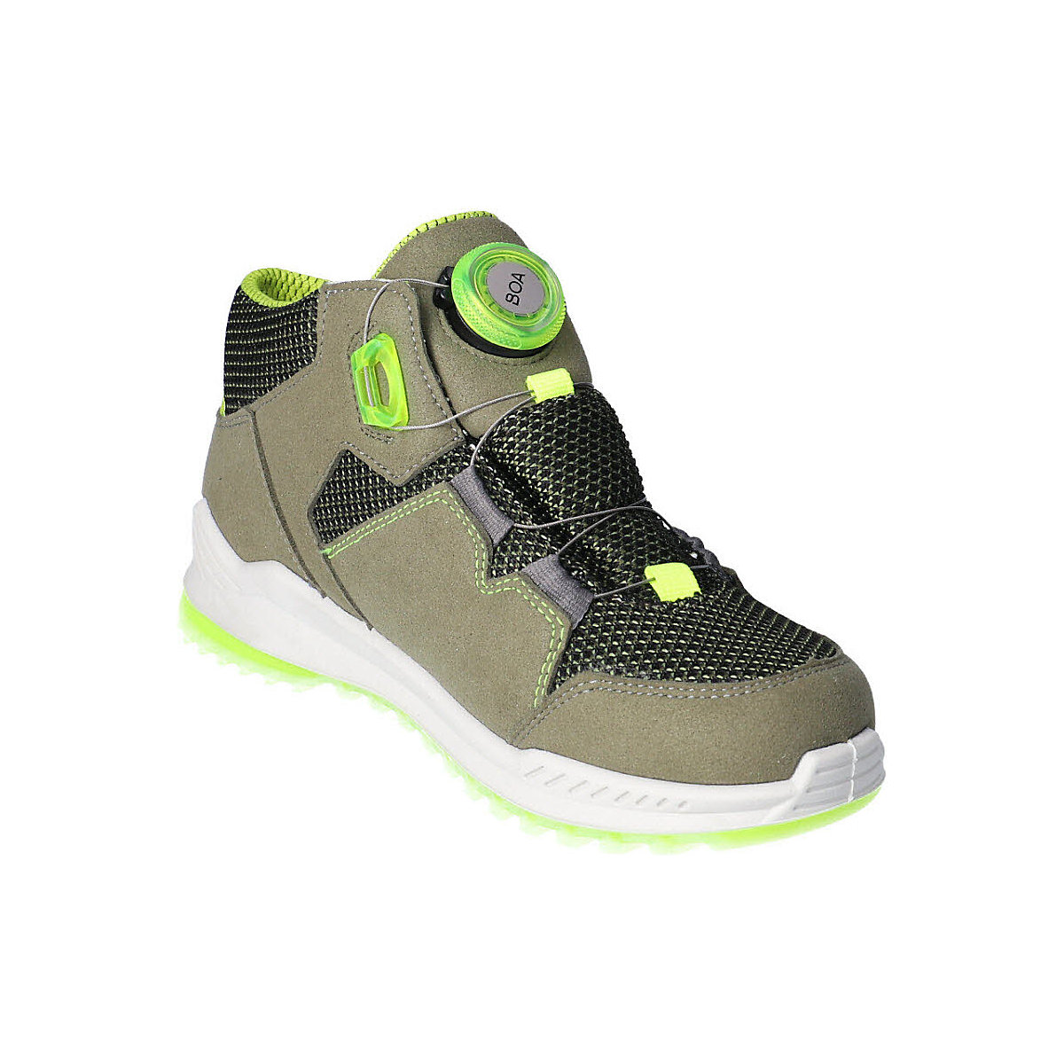 Jungen Schnürhalbschuhe Run Boots Kinderschuhe Synthetikkombination geometrisch Outdoorschuhe