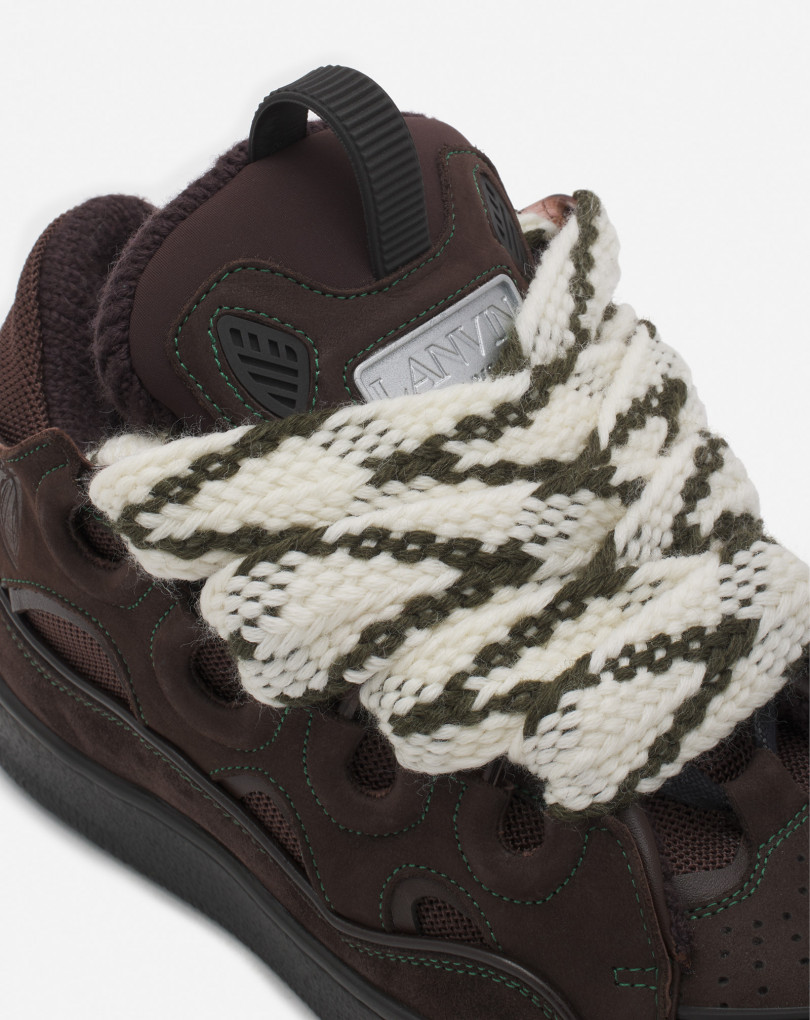 SNEAKERS CURB EN CUIR