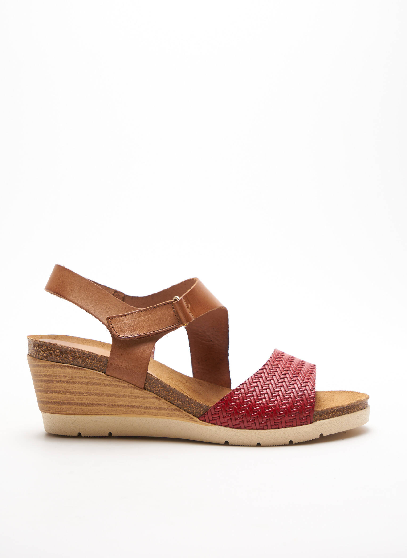 Pedro Torres Sandales Nu Pieds Femme couleur rouge