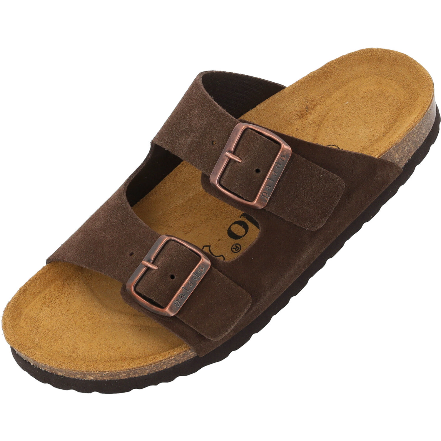 Palado Korfu Premium Leather, Pantoletten, Damen, Kastanienbraun