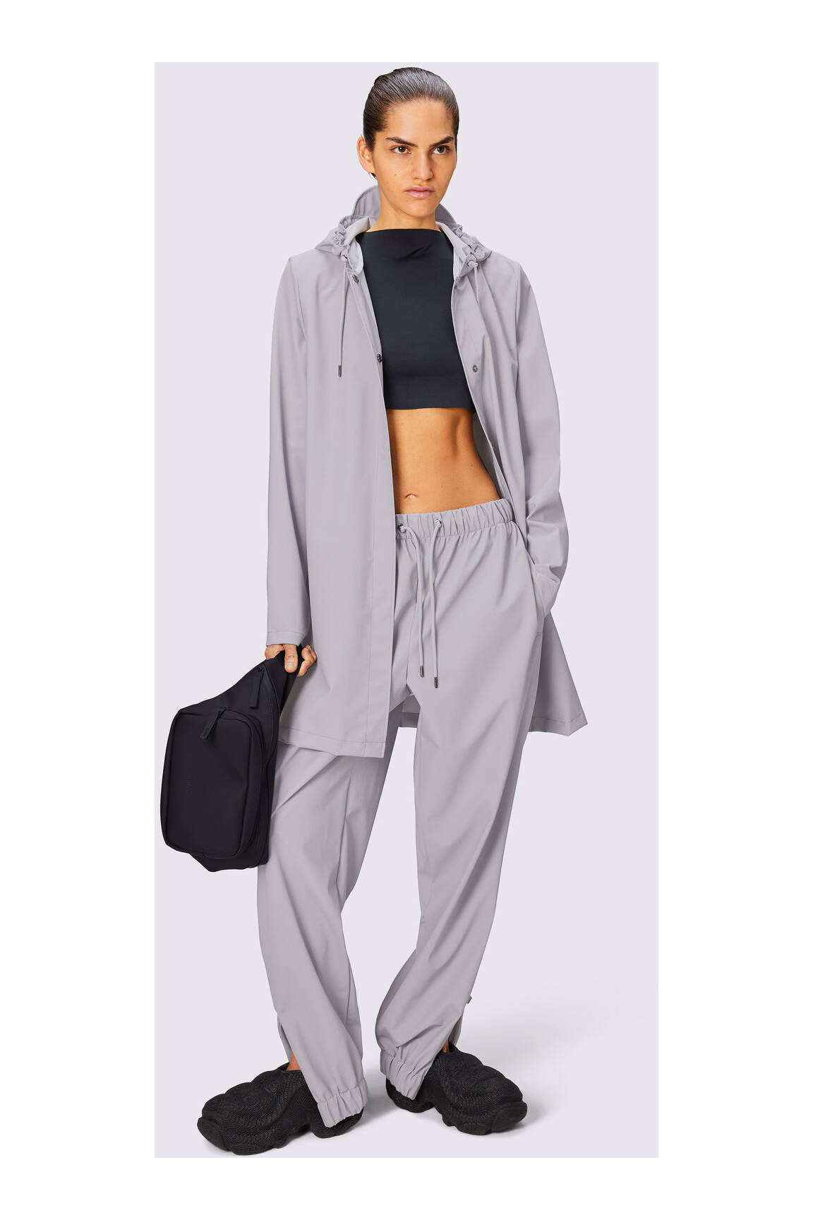 Rains Impermeables Trenchs Femme couleur gris