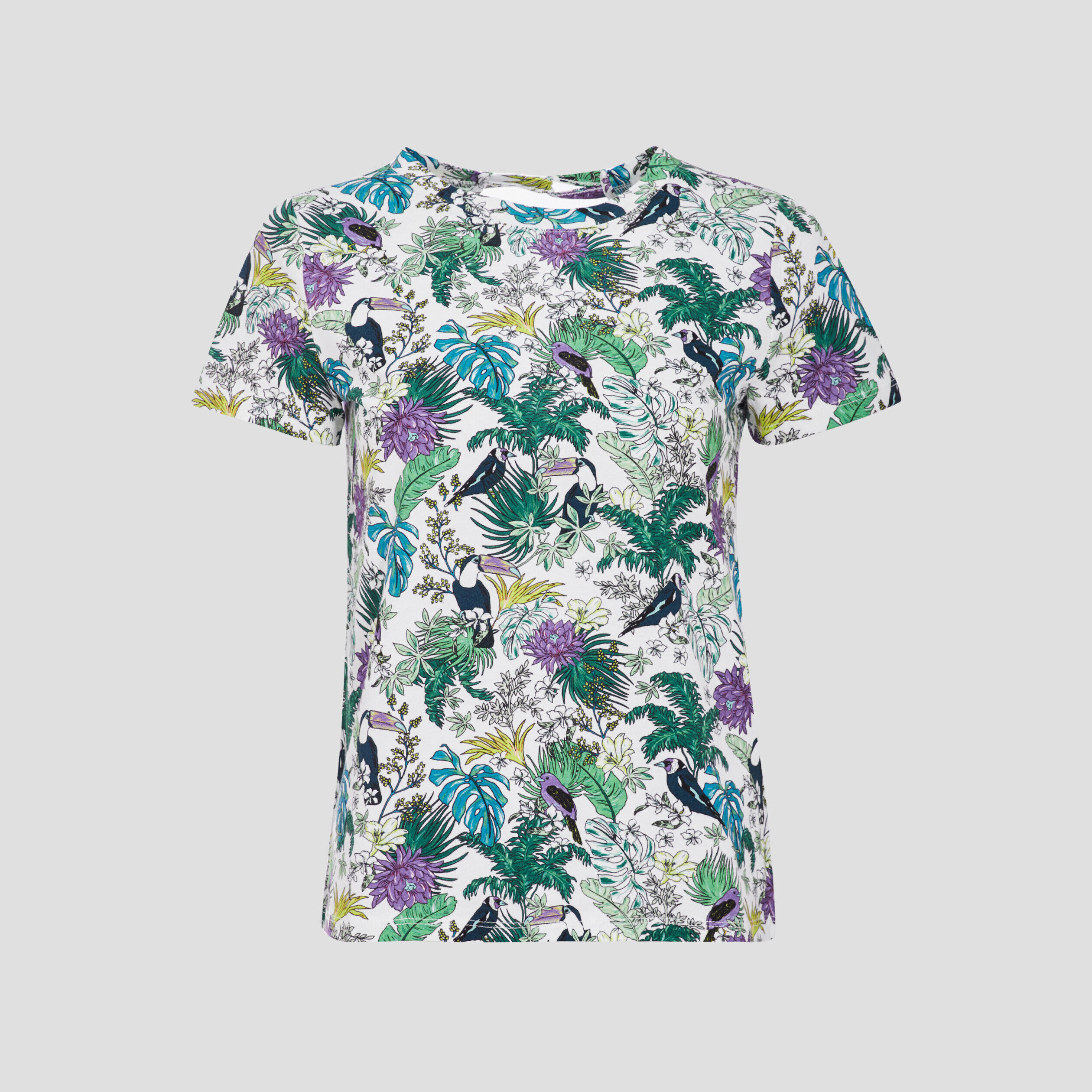 T-shirt manches courtes blanc femme | Cache Cache