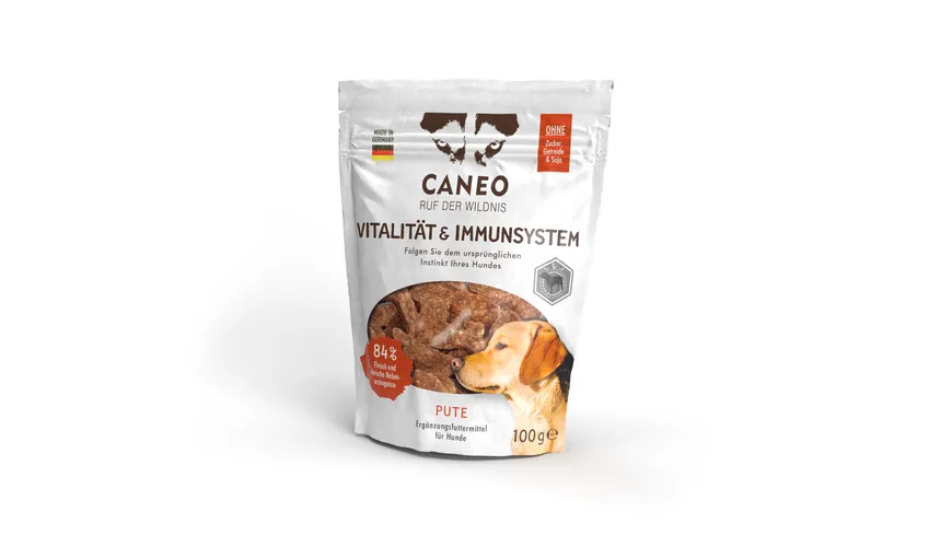 CANEO Ergänzungsfuttermittel Pute Vitalität & Immunsystem 100 g