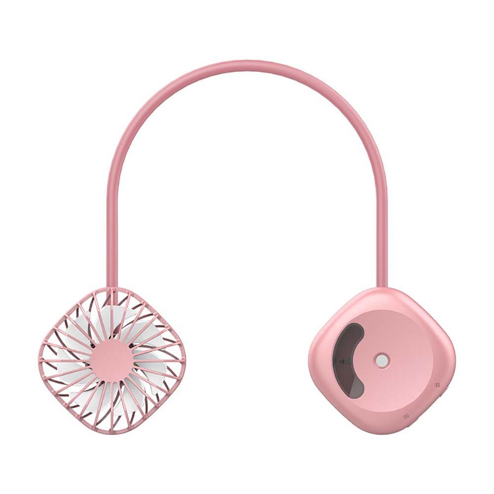 aikidio Handfächer Neuer leiser, wiederaufladbarer USB-Ventilator mit hängendem Hals