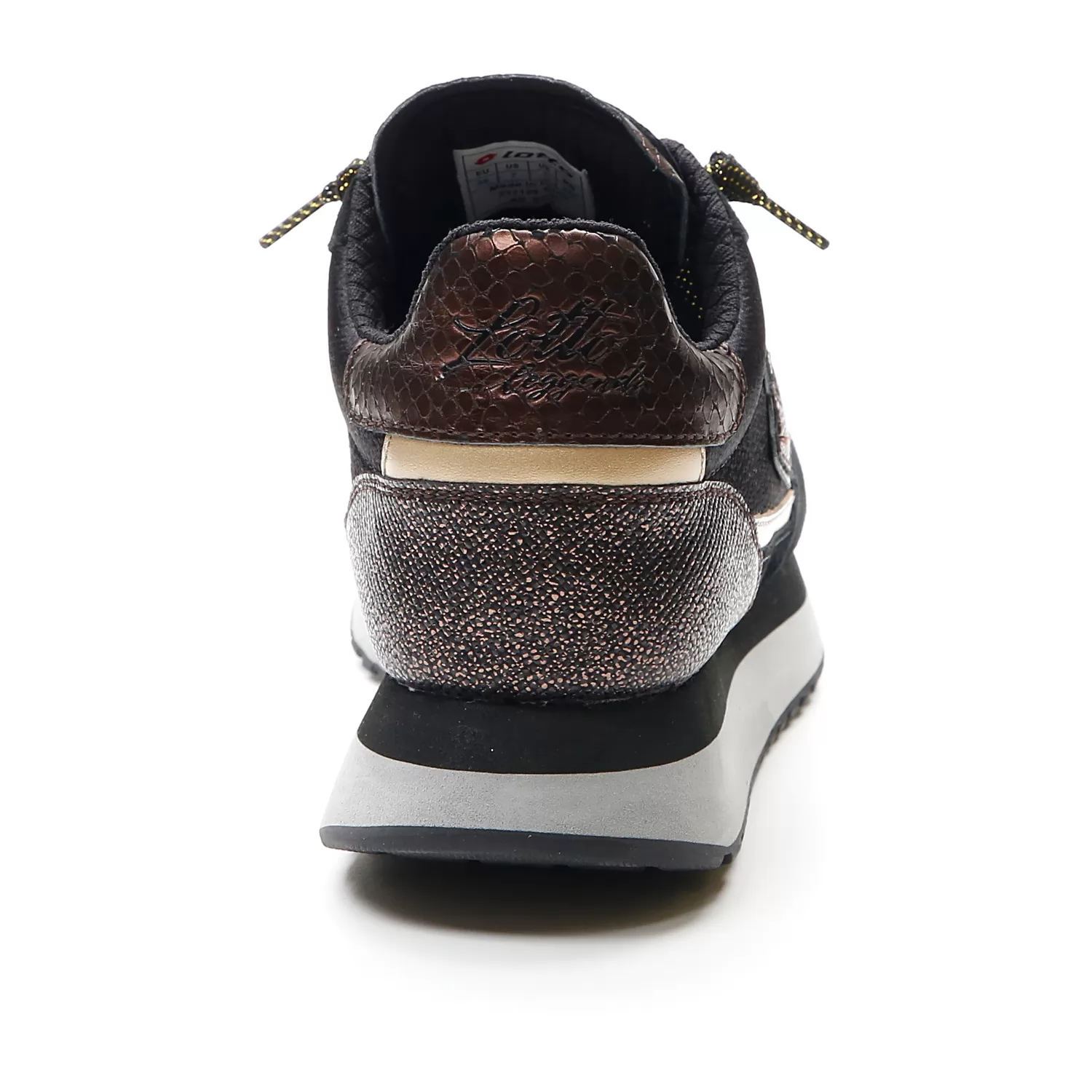 TOKYO WEDGE BRONZE MED HELT SVART/METALLKOPPAR