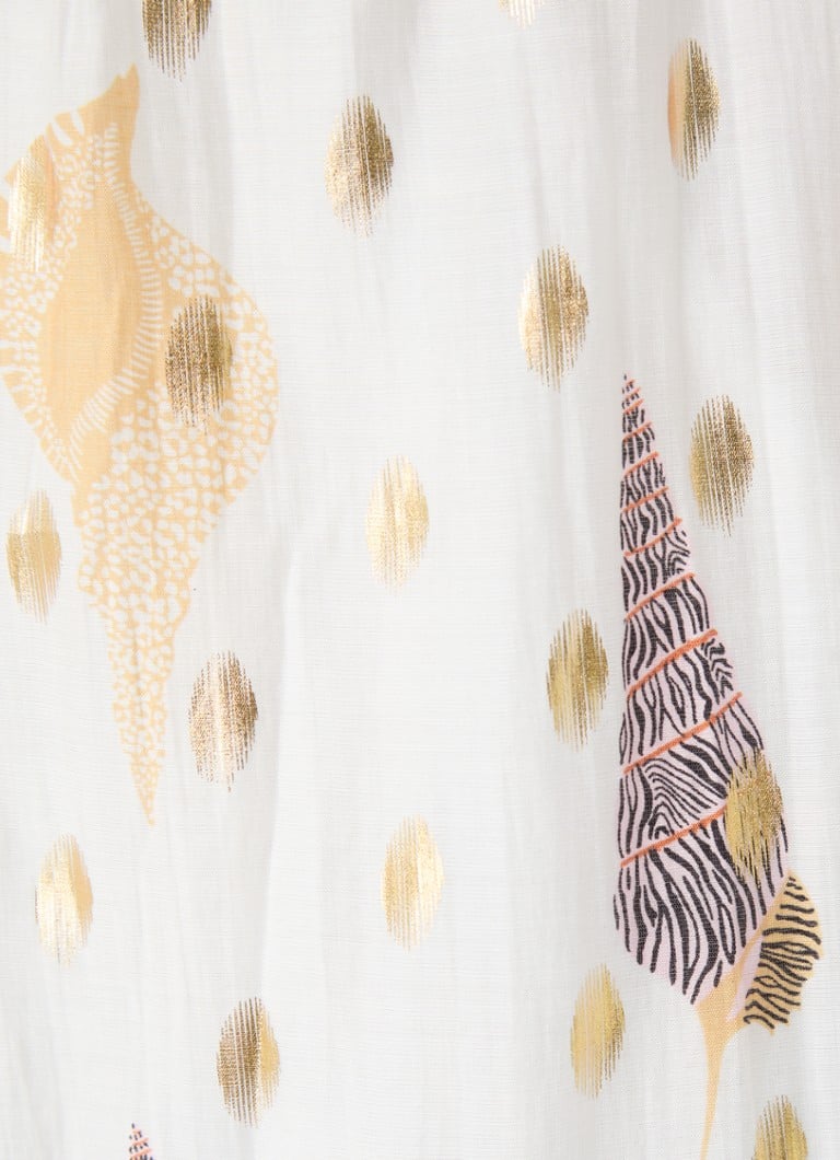 Never Fully Dressed Angie midi tunic dress in lyocell blend with print