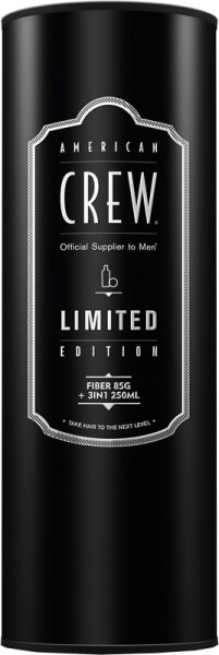 American Crew Limited Edition - 3 in 1 Shampoo & Fiber Haarpflegeset