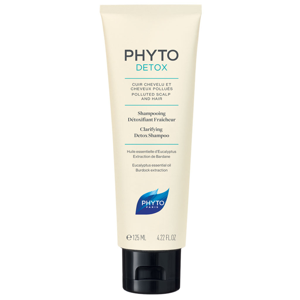 Phyto PHYTODETOX SHAMPOOING DÉTOXIFIANT FRAÎCHEUR TUBE 125ML SHAMPOOING