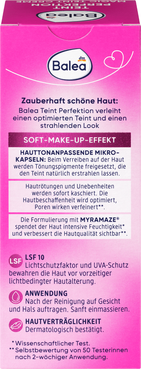 Gesichtscreme Teint Perfektion LSF 10, 50 ml
