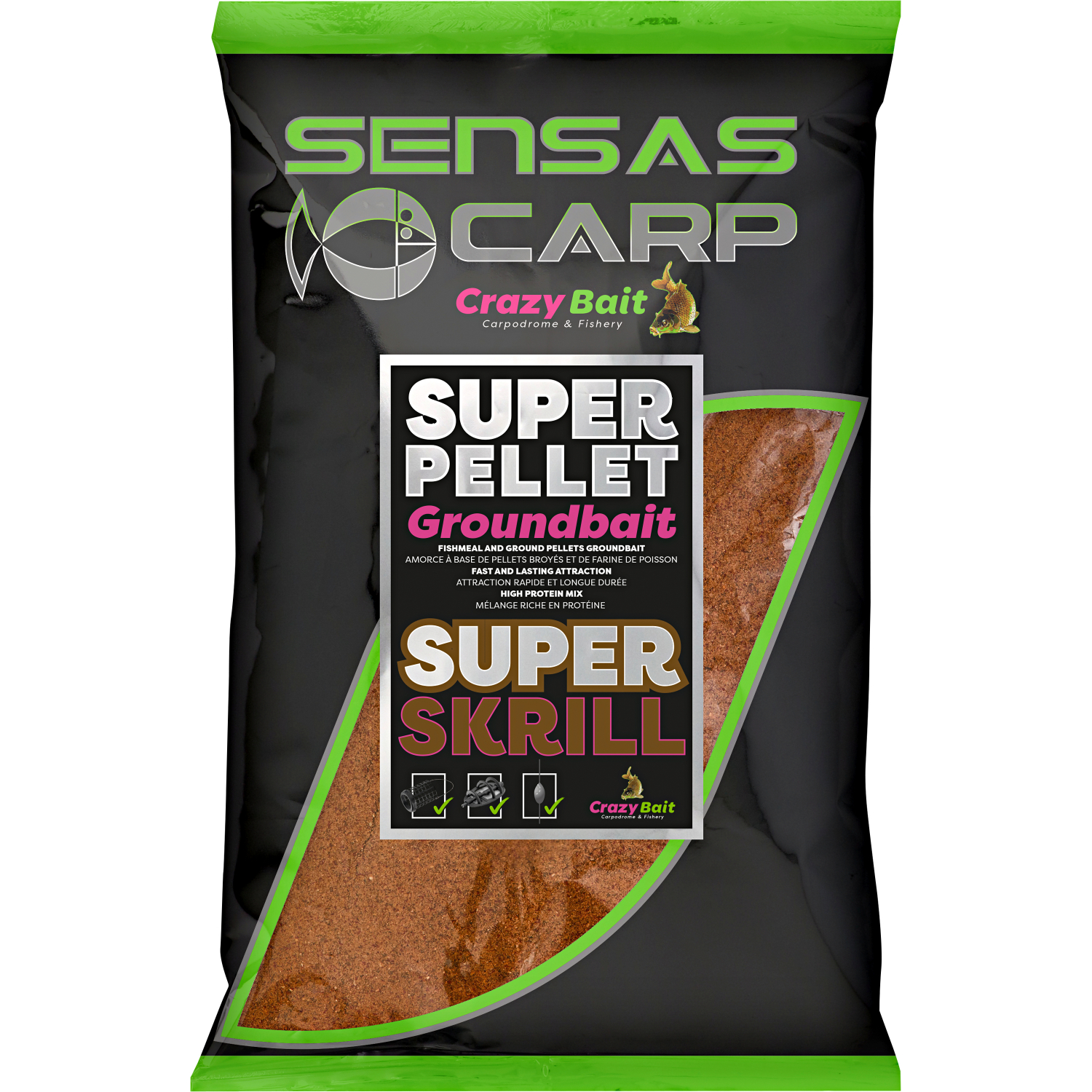 Sensas Groundbait Super Pellet (Super Skrill)