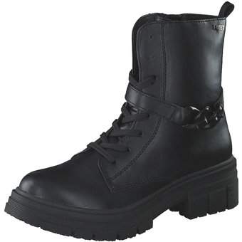 Barbarella Schnür Boots in schwarz