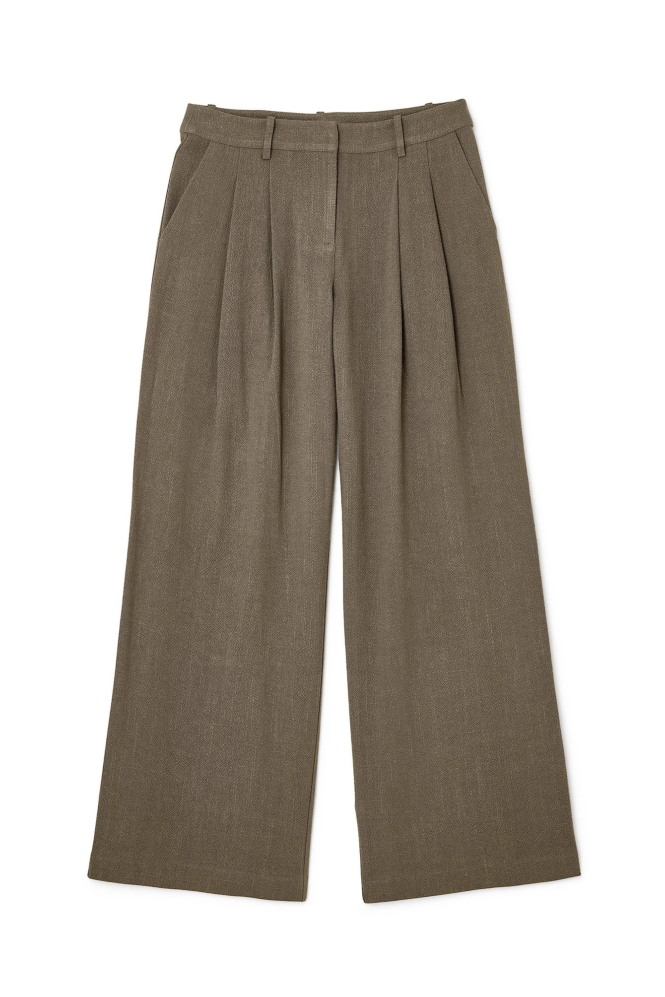 Hose mit weiten Beinen