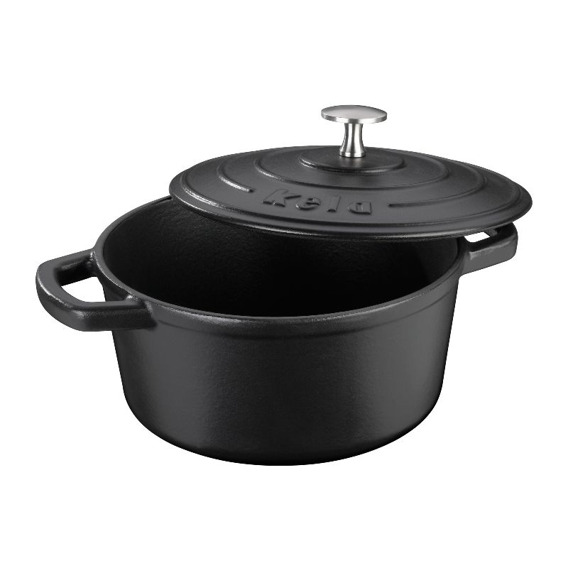 kela Gusseisen Bräter Calido Schwarz 2,5 L